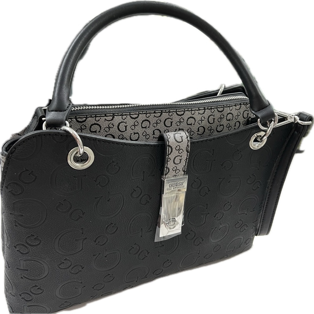 3 in 1: Guess purse, wallet and two travel cosmetic bags